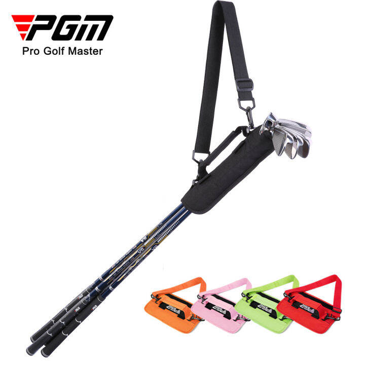 PGM Portable Mini Golf Bag Holds 5 Clubs Ultra Light Simple Carrying