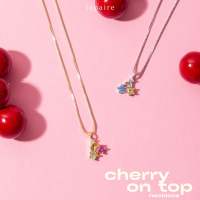 Cherry on top collection (necklace , earrings)