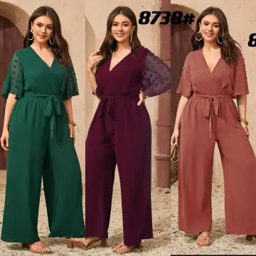 Pleated Jumpsuit with Belt by LASCANA | Look Again-totobed.com.vn