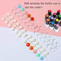 ??ชาร์ทโชว์สี ชาร์ทกลมติดขวด ชาร์ทติดขวด Bottle Color Display 12mm Flatback Round Coloring False Tips