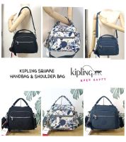 ส่งฟรีไม่ใช้โค๊ด !! ของแท้ ✔ พร้อมส่งค่ะ ◾ Size 10.5นิ้ว ◾ ? KIPLING SQUARE HANDBAG &amp; SHOULDER BAG