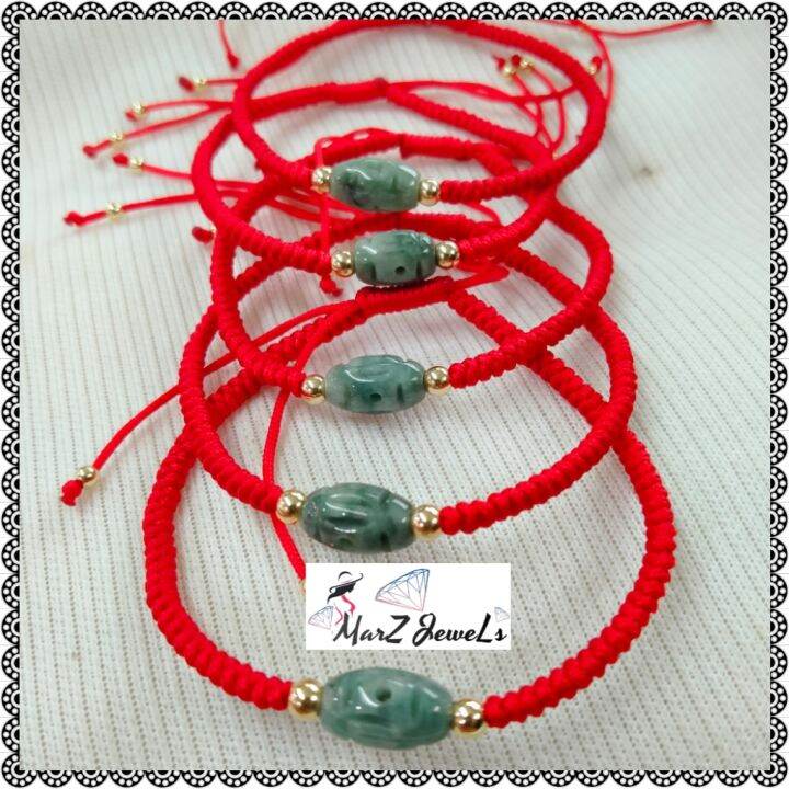 Red string jade bracelet Lazada PH