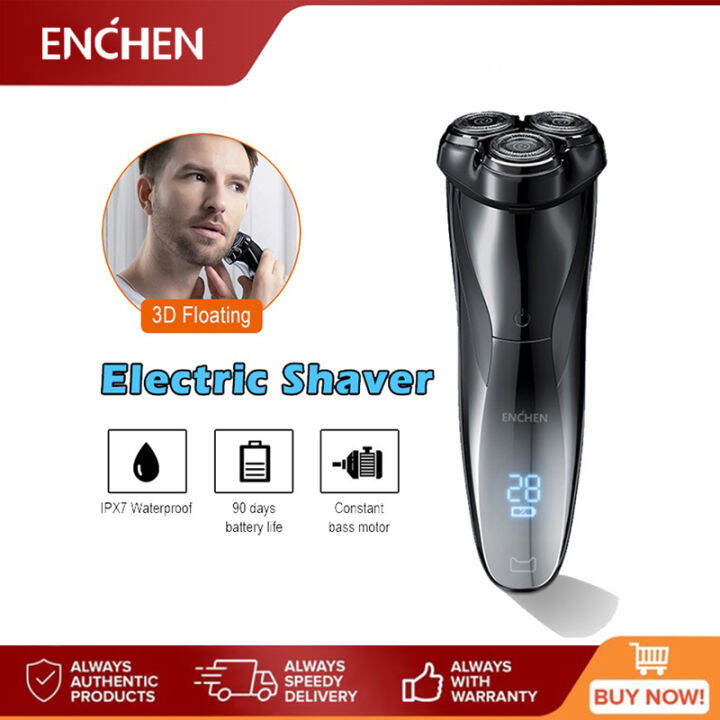 ENCHEN BlackStone3 3D Electric Shaver Rechargeable Waterproof Shaver 3 ...