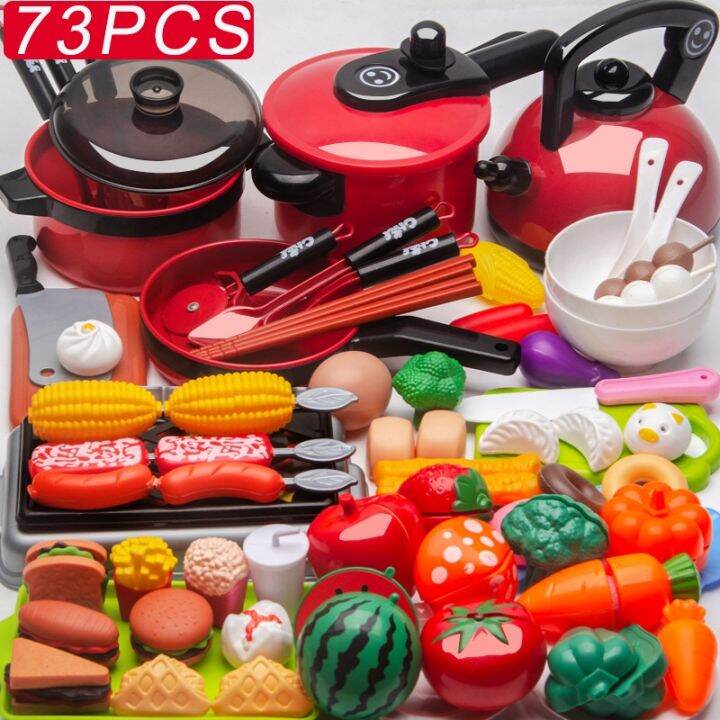 73pcs Cooking toy Kitchen toys set Children's play house simulation