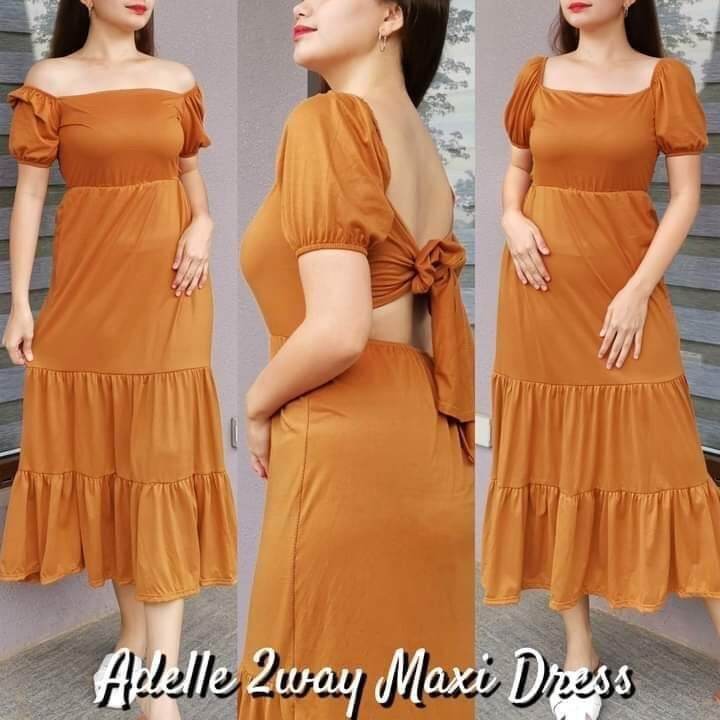 Adelle two way maxi dress, best for summer outfit, fit up to large