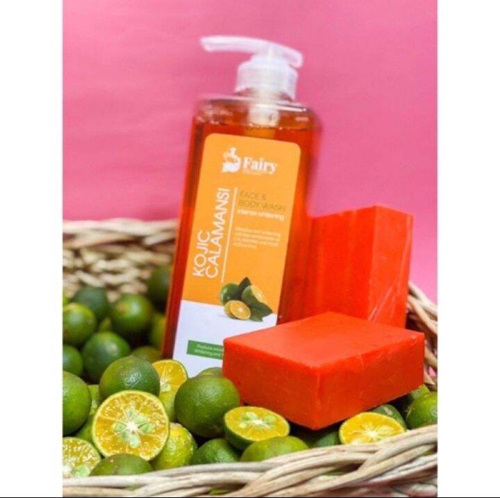 Kojic Calamansi Face and Body wash ( Fairy)500ml Lazada PH