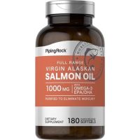 น้ำมันปลาแซลมอน Salmon Oil 1,000 mg. (180ซอฟต์เจล)