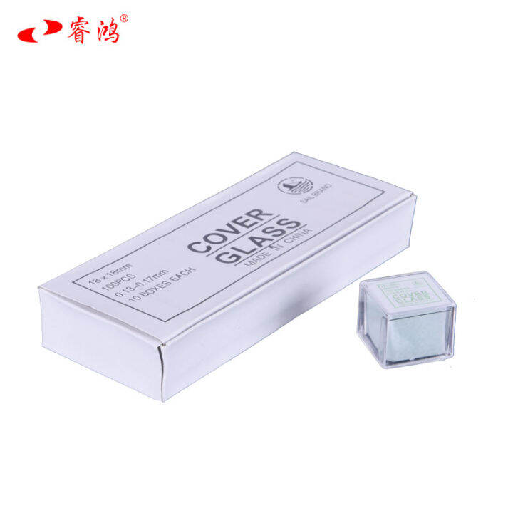 Microscope Specimen with Coverslip 10 Small Box 100 Pieces a Small Box