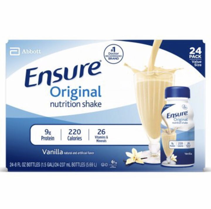 Ensure Original Nutrition Shake Vanilla 24 Pack Bottles Lazada Ph 