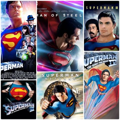 [DVD HD] ซูเปอร์แมน ครบ 6 ภาค-6 แผ่น Superman 6-Movie Collection #หนังฝรั่ง #แพ็คสุดคุ้ม
(ดูพากย์ไทยได้-ซับไทยได้)