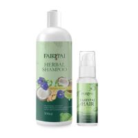 (เซ็ตคู่ แชมพู + เซรั่ม) แพ็คเกจใหม่ Fairypai Herbal Shampoo แชมพู แฟรี่ปาย + Fairypai Hair Essence แฟรี่ปาย แฮร์ เอสเซนส์ 30 ml. ของแท้