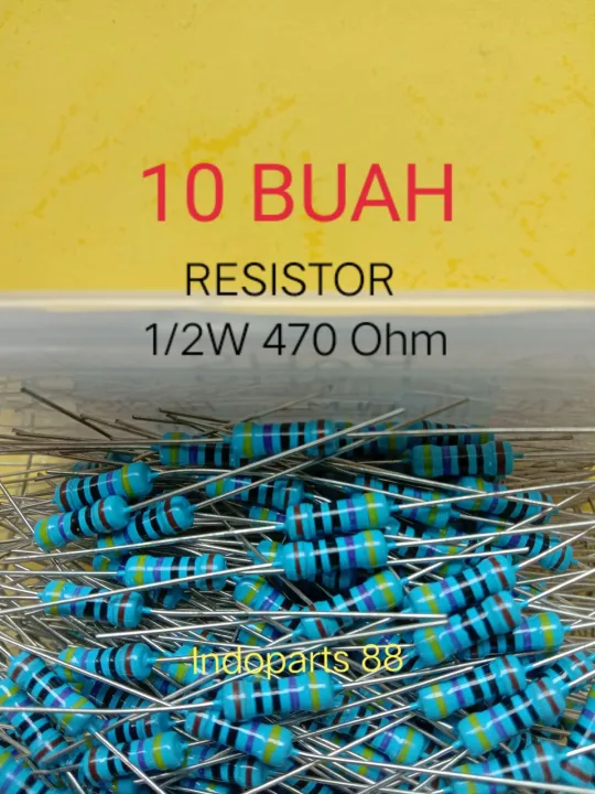 10 Buah Resistor 12w 470 Ohm Resistor 12 Watt 470 Ohm Lazada Indonesia 1805