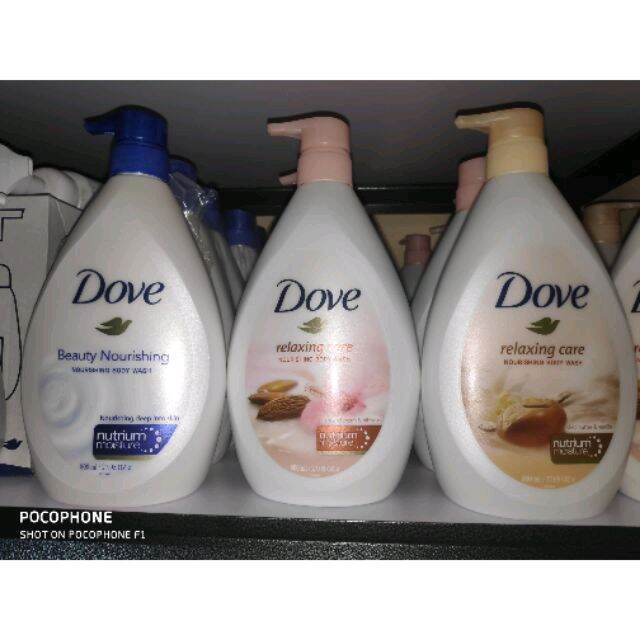 Authentic Dove Body Wash 800ml in 6 variants Lazada PH