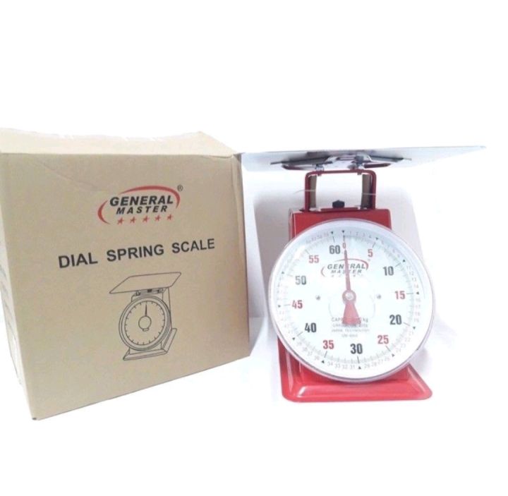 Heavy Duty General Masterunibest Dial Spring 60kg Flat Scaletimbangan Weighing Scale Lazada Ph 2952