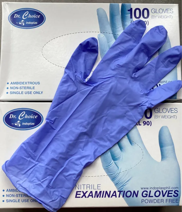 Nitrile Exam Gloves, no powder, XS Lazada PH