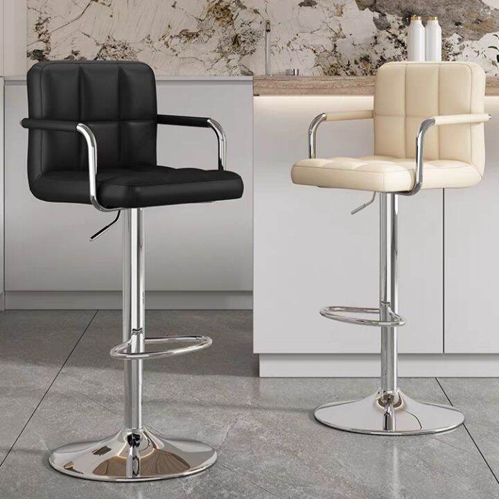 Minimalist Bar Chair With Arm Rest Salon Bar Chair Nordic Bar Chair