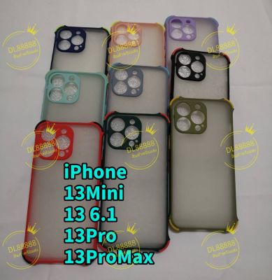 iPhone13 ✨พร้​อมส่งใน🇹🇭✨(9สี)เคสขอบนิ่มหลังแข็งขุ่นคลุมกล้อง For iPhone 13 Pro Max / iPhone 13 / 13 Pro / 13Mini / iPhone13ProMax / iPhone13Pro