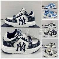 รองเท้าผ้าใบ MLB Chunky Liner Mid Denim มีกล่อง (พร้อมส่ง36-42)ใส่ได้ผู้ชายผู้หญิง