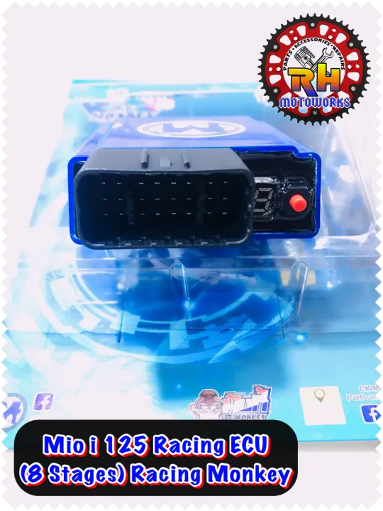 Mio i 125 Racing ECU 24 Pins (8-Stages) RACING MONKEY | Lazada PH