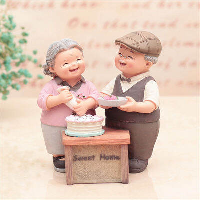 Golden Wedding Marriage Anniversary Gift Gift Old Couple Old In-Laws  Decoration A Send Parents Old Man Elder Birthday | Lazada