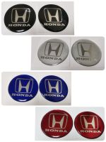 สติ๊กเกอร์กลมเทเรซิ่นนูนอย่างดี โลโก้ HONDA ติดรถ แต่งรถ sticker ฮอนด้า ติดดุมล้อ ดุมล้อ กลม ทรงกลม ติดพวงมาลัย