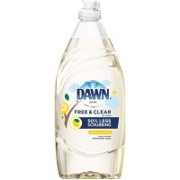 น้ำยาล้างจาน Dawn Free &amp; Clear Dishwashing Liquid Dish Soap ขนาด 24 Fl.Oz / 709 Ml.