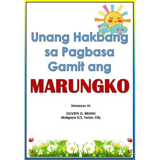 Unang Hakbang Sa Pagbasa Gamit Ang Marungko (28 Pages) Free Bookbind ...