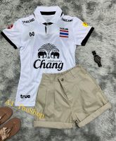 เซ็ทกางเกงขาสั้นทรงลุง+เสื้อกีฬา??ทรงเข้ารูป❗️??‍♀️