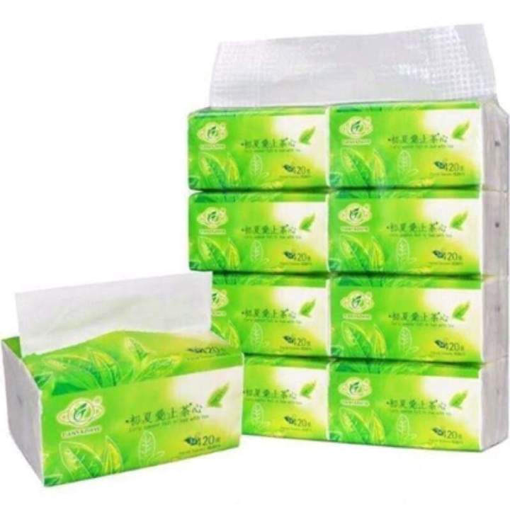 480 sheets TC Organic green tea Facial Tissue Paper towel 3 ply | Lazada PH