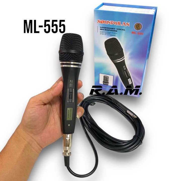 microphoneไมค์-ไมค์โครโฟน-ไมค์ร้องเพลง-ไมค์พูด-แบรนด์-ซาวด์มิลานml5555