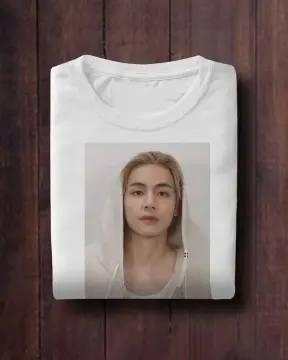 Buy The Korhean Store BTS Taehyung Favourite Wear White T-Shirt (Small) at