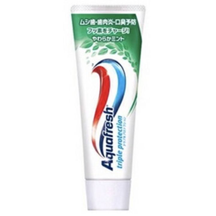 Aquafresh ยาสีฟันของแท้จากญี่ปุ่น (กลิ่นSoftmint)