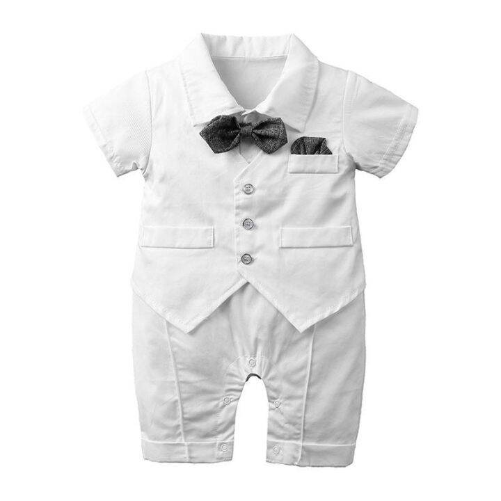 Christening Dress Gentleman Baby Boy Romper Lazada PH