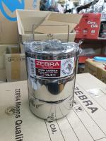 Zebra ปิ่นโตสเตนเลส 14 ซม. 3 ชั้น ตราหัวม้าลาย