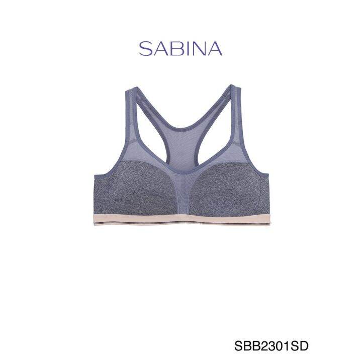 sabina-เสื้อชั้นใน-บราสปอร์ตออกกำลังกาย-รุ่น-sbn-sport-รหัส-sbb2301-สีเทาเข้ม