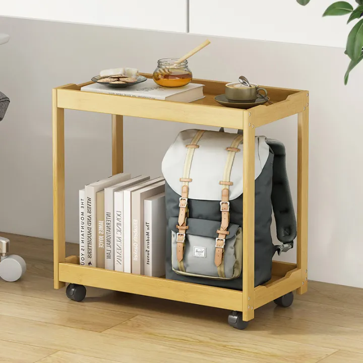Office Shelf under Desk Bookshelf Schoolbag Mobile Bracket Table