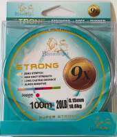 สาย PE ถัก 9 Benmingo Strong 9X ยาว 100 เมตร สีมัลติ (สลับสี)