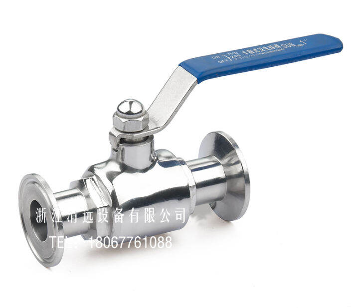 304\316L Stainless Steel Sanitary QuickRelease Ball Valve QuickOpening Clamp Clipon Food