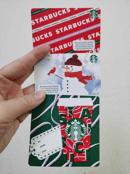 Starbucks Christmas 2021 card | Lazada