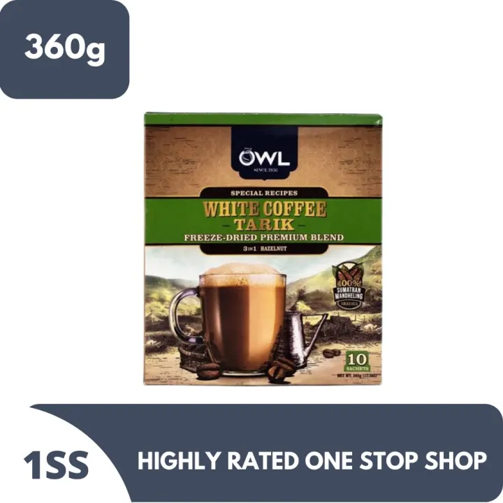 Owl White Coffee Tarik 3in1 Hazelnut 360g Lazada PH