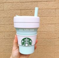 ? [ พร้อมส่ง ] แก้วซิลิโคน Stojo x Starbucks / Starbucks แท้?‼️