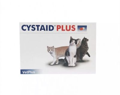 Cystaid plus 1 แผง( 30 แคปซูล) อาหารเสริม สำหรับแมวมีปัญหาการปัสสาวะ
