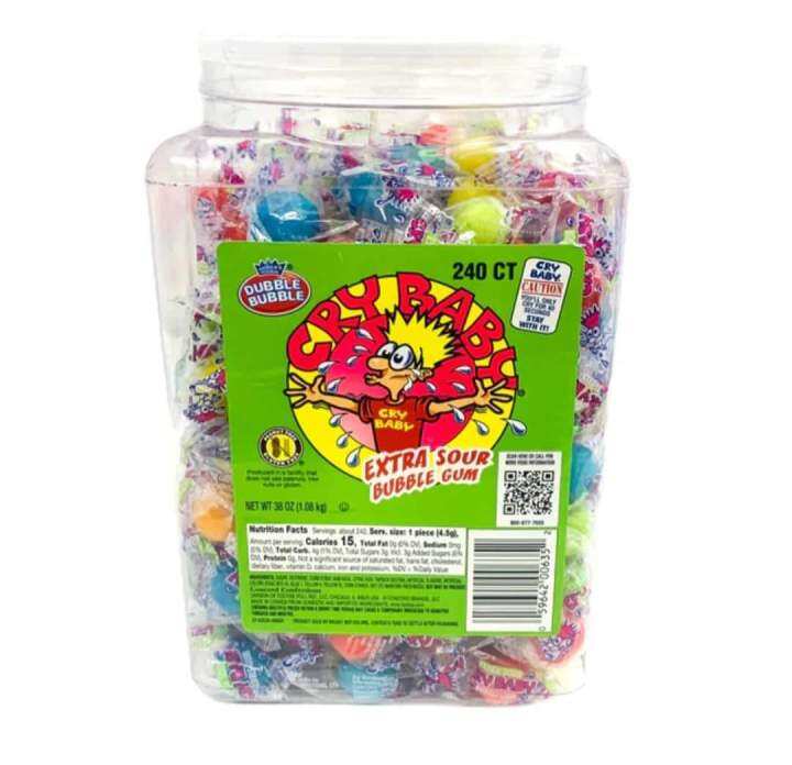 Dubble Bubble Cry Baby Extra Sour Bubble Gum (1.08kg) Lazada PH