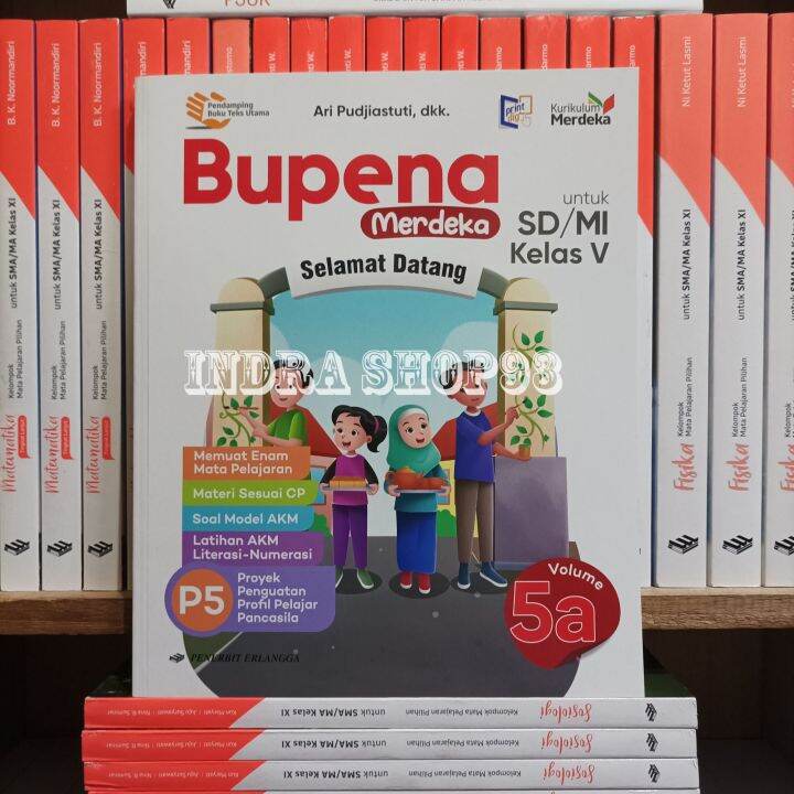 Buku Bupena 5A Kelas 5 SD/Mi Kurikulum Merdeka Erlangga | Lazada Indonesia