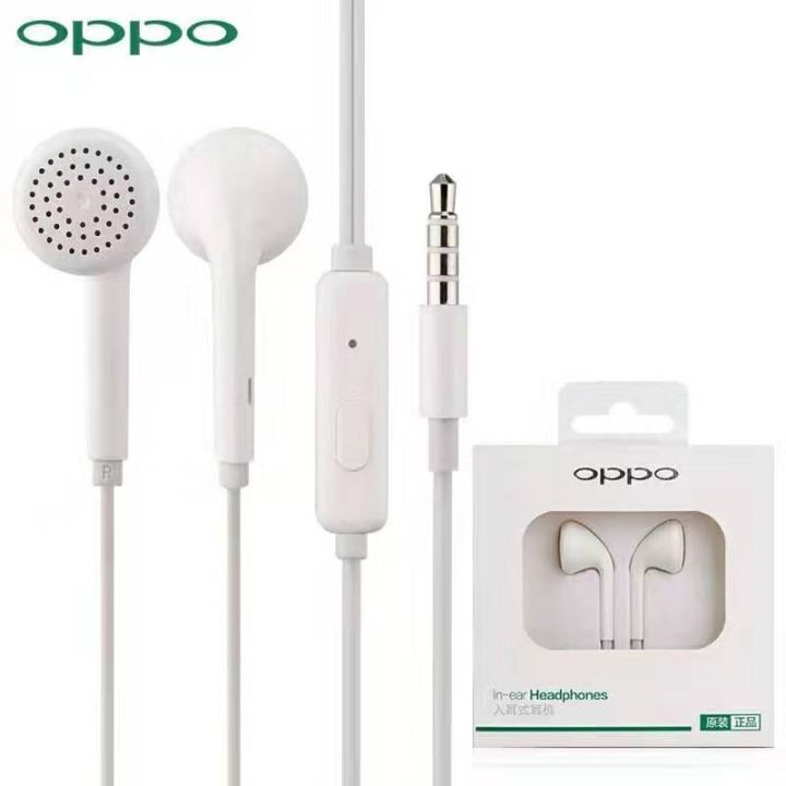 หูฟัง-oppo-หูฟังคุณภาพสูง-เบสหนักสามารถใช้ได้หลายรุ่น-ของแท้100