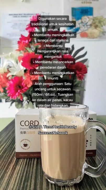 Kopi Pejuang Cordy Coffee Kuat Untuk Tongkat Ali Lelaki Sex Jantan Vietnam Coffee Bagi Batang 8008