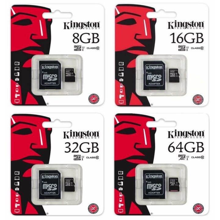 Kingston Micro SD Card Class 10 80MB/s Memory Card 16GB/32GB/64GB/128GB