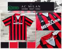 เสื้อฟุตบอลทีม เอซีมิลาน ย้อนยุคปี 1987-1992 เกรดแฟนบอล RETRO AC MILAN 1987-1992 (AAA)