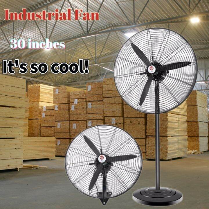 Industrial electric fan 30 inches 3speed wind speed 3blade vertical