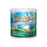 TOA SHIELD-1 NANO | ทีโอเอ ชิลด์ วัน นาโน | สีทาอาคาร ทาบ้าน สีขาว ด้าน | ขนาด 3.785 ลิตร (1 แกลลอน)